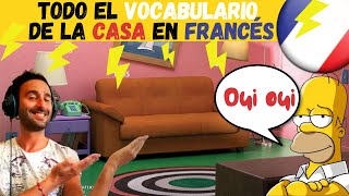 Vocabulario de la casa en francés partes de la casa los muebles y objetos tipos de alojamiento [upl. by Nileuqcaj]