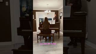 La vie en rose piano and tenor saxophone duet [upl. by Lehsar]