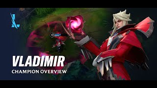 Vladimir Champion Overview  Gameplay  League of Legends Wild Rift [upl. by Adis]