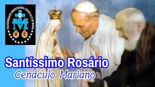 CENÁCULO MARIANO 📘 MSM  Santíssimo Rosário 💙🖤  25012024 [upl. by Eimmot]