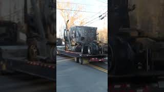 Truck removal after explosive crash on Maple Avenue [upl. by Windsor771]