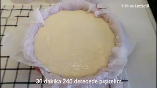 Kelepçeli kalıp kullanmadan San Sebastian cheesecake nasıl yapılır [upl. by Jehiel]