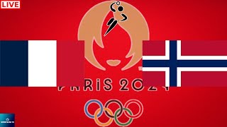 2024 PARIS OLYMPICS FRANCE vs NORWAY MENS HANDBALL LIVE GAME CAST amp CHAT [upl. by Bambi]