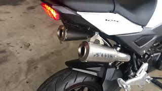 Honda Grom GPPerformance RS TWIN UP Racing Full Exhaust System [upl. by Assyn]