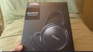 quotFirst Lookquot Sony MDRMA900 headphones unboxing [upl. by Dranyer]