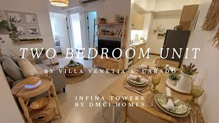 DMCI Homes Infina Towers Quezon City TWO BEDROOM UNIT Model D [upl. by Gabrielson]