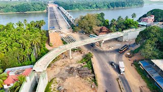 മലപ്പുറത്ത് ROB നിർമ്മാണം വൈകില്ല Bow String Girder നിർമ്മാണം കഴിഞ്ഞു nh 66 work Kerala [upl. by Jonati]