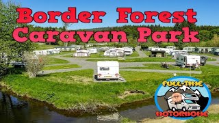 Border Forest Holiday Park near Otterburn Northumberland UK [upl. by Hobbie8]