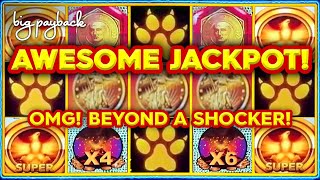 SHOCKING JACKPOT HANDPAY Wonder 4 Collection Slot  OMG [upl. by Niriam]