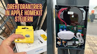 Sommer Drehtorantrieb Twist 200 E in Homekit intigrieren I Meross Garagentoröffner [upl. by Judith114]