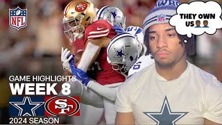 Im tired of this team  Dallas Cowboys vs San Francisco 49ers Game Highlights  REACTION [upl. by Luelle307]