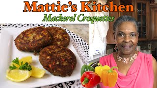 Delicious Mackerel Croquette Recipe  Mackerel Patties  Mattie’s Kitchen [upl. by Odnalro]