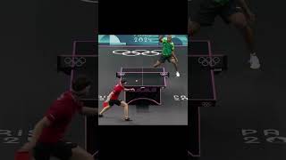 Table tennis best points with Quadri Aruna paris2024 worldtabletennis wtt tabletennis pingpong [upl. by Annaeel]