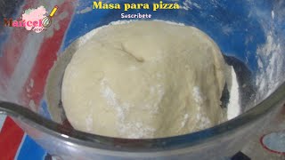 Cómo preparar masa para pizza [upl. by Alset377]