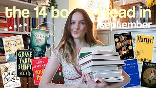 every book I read in september from WORST to BEST 🌟 reading wrap up [upl. by Newmark]