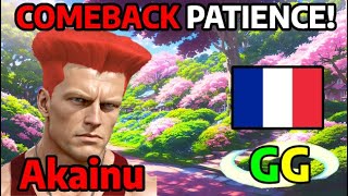 🔥STREET FIGHTER 6 ➥ Akainu GUILE ガイル GUILE THEME GOES WITH PATIENT COMEBACK 🔥 [upl. by Mik499]