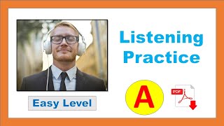 Listen and choose the correct option  level A easy  Basic Listening Exercises  Easy Listening [upl. by Ok]