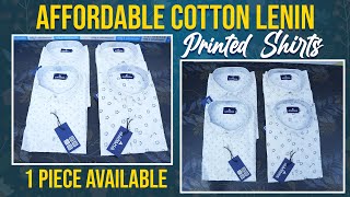 Affordable Cotton Linen Printed Shirts for Men  1 Piece Courier Available  BSG Garments Hyderabad [upl. by Eardnaed]