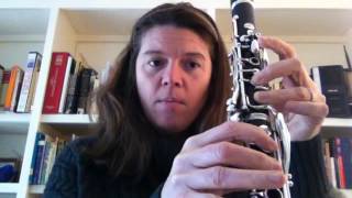 D Scale Tutorial for Clarinet [upl. by Nilhsa488]