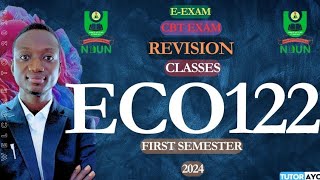 ECO122 EEXAM  CBT EXAM  REVISION  FIRST SEMESTER  NOUN 2024 [upl. by Marika]