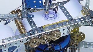 fully automated mechanical spirograph Super Meccanograph [upl. by Htor638]