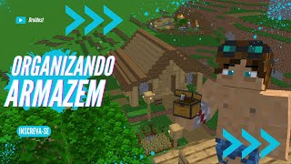 🟢 Minecraft Primitaives 4  Organizando o armazém [upl. by Leveridge]