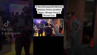 A Very Disrespectful Moment Between Actors Jonathan Majors Meagan Good amp Michael Ealy [upl. by Masha]