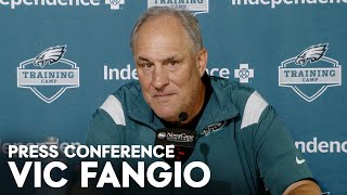 Eagles Press Conference Vic Fangio  July 25 2024 [upl. by Adle29]