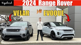 Velar vs Evoque  Range Rover 2024 Comparison video [upl. by Hasheem]