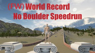 OLD World Record  No Boulder Speedrun  20m 465s  The Game of Sisyphus [upl. by Etnauq166]