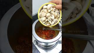 Mushroom kurma for pooriTasty recipe nikiskitchen [upl. by Roper]