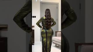 Arabic hot girl model shamas curvy Plus size model fashion dress [upl. by Eurd636]