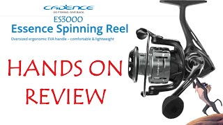 Cadence Fishing E3000 Spinning Reel Review spinningreel review fishinggear fishing [upl. by Elicec563]