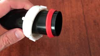 How a Slip Joint Nut works  Creates water tight Seal  Plumbing 101 [upl. by Cheri]