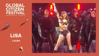 LISAs performance of LALISA ignites Central Park  Global Citizen Festival NYC 2024 [upl. by Selia]