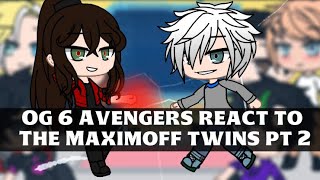 Og 6 Avengers react to  The Maximoff twins  Pt 22  GCRV  MarvelxGC  AllisonsarrowsYT [upl. by Suoivatra760]