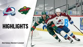 Avalanche  Wild 4721  NHL Highlights [upl. by Oecile]