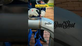 Round pipe joint process by senior wellder cover welding wellder otomotif Hellpermekanik [upl. by Onailil938]