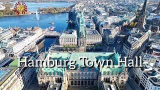 The majestic Hamburg Town Hall  Germany 🇩🇪 Hamburg Rathaus Deutschland [upl. by Greyson]