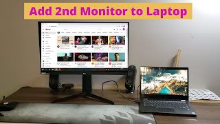 How to Connect a Second Monitor to Your Laptop [upl. by Maker]