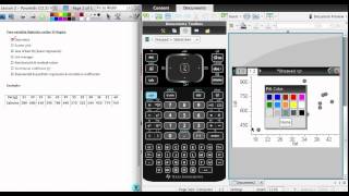 TINspire  TwoVariable Stats [upl. by Yance]