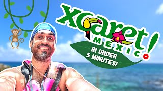 XCARET PARK  The Complete Guide In Under 5 minutes [upl. by Ruosnam]