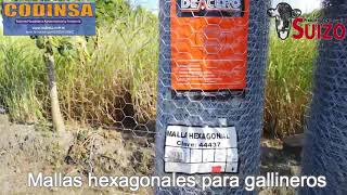 Mallas hexagonales para gallineros [upl. by Wamsley]