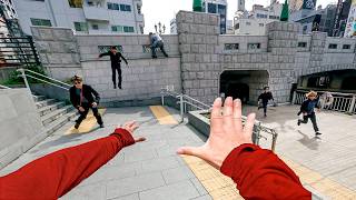 YAKUZA ESCAPE Japan Parkour POV Chase [upl. by Barbey]