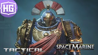 Warhammer 40000 Space Marine 2  Tactical Class Gameplay [upl. by Skyla198]