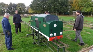 Vlog 037  Halloween Prep at Evergreens Miniature Railway 🚂 New D5901 Train amp Park Fun with Jean 🎃 [upl. by Kcirted]