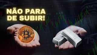 BITCOIN ULTRAPASSOU O VALOR DE MERCADO DA PRATA O QUE ISSO QUER DIZER [upl. by Mady]