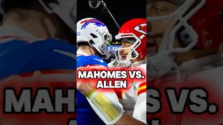 Patrick Mahomes vs Josh Allen The Best Rivalry In The NFL Continues NFL Chiefs shorts [upl. by Hunfredo131]