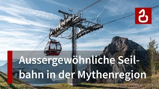 Seilbahn Rickenbach  Rotenflue  Auf der Diretissima in die Mythenregion  Garaventa  Doppelmayr [upl. by Yerroc621]