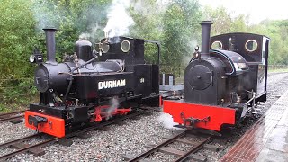 Apedale Valley Light Railway  Steam Gala 2021  Apedale Heritage Centre Station [upl. by Schinica]